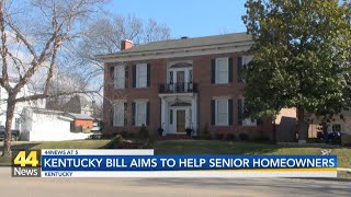 Kentucky senate proposes a freeze on senior homeowners' property valuations