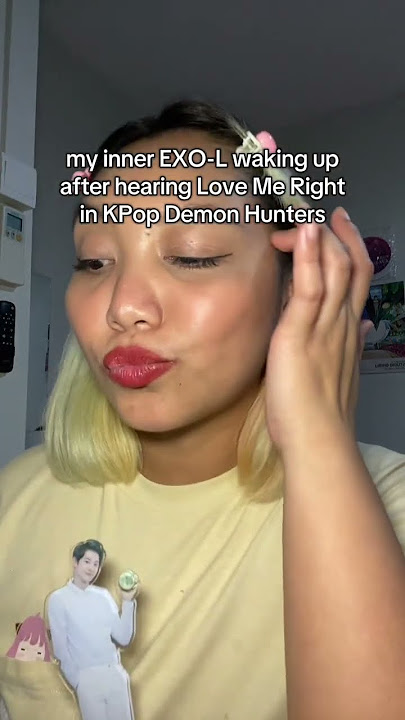 When I heard EXO in KPop Demon Hunters #exo #exol #chanyeol #kpopdemonhunters #netflix #movie