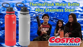ThermoFlask Water Bottle 40oz Stainless Steel ║Josh&Sarah ║HalukayTV