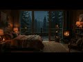 Cozy Rainy Night Jazz ❄️ Soft Jazz Piano & Cozy Coffee Shop Ambience for Study & Work