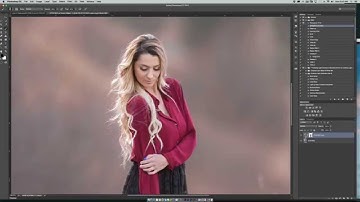 Very quick and easy way to create a soft dreamy background