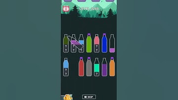 Water sort puzzle level 3260