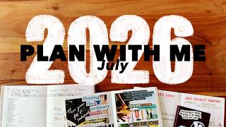 July 2026 Plan With Me // Daily Journal, Take-A-Note, Craft Planner + EDC screenshot 4