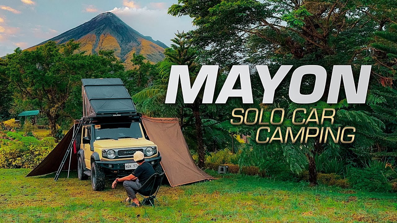 Mayon Volcano's Chest: A Hidden Spot for Solo Car Camping | Suzuki Jimny