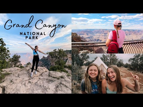 sunrise hike, glamping & amazing views in grand canyon national park! (part 2) // Nena Shelby Vlogs