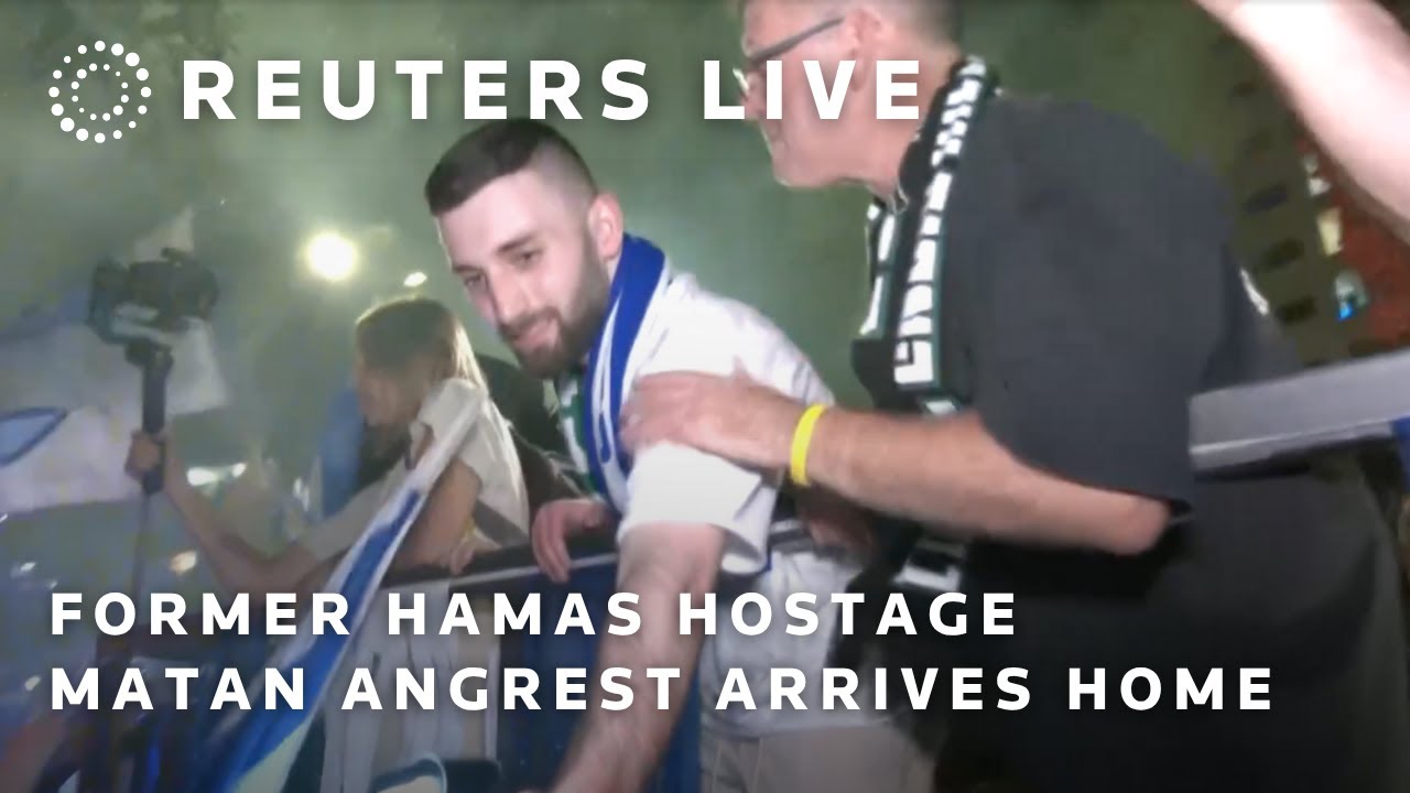 LIVE: Former Hamas hostage Matan Angrest arrives home