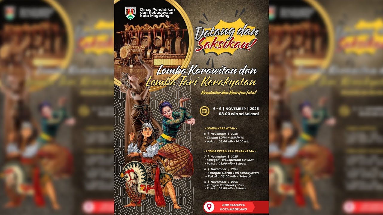 LOMBA KARAWITAN DAN LOMBA TARI KERAKYATAN  TINGKAT SMP 