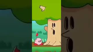 Кирби срубил дерево #кирби #kirby #mario #memes