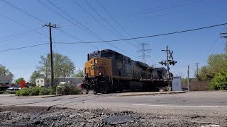 CSX 1850 "L&N" leads I141 through Sharonville Ohio