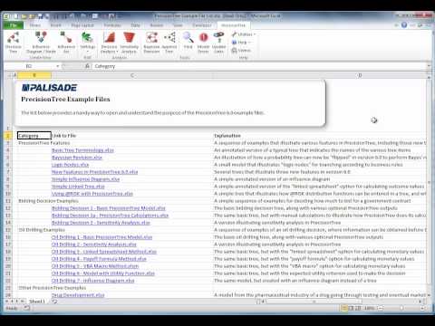 PrecisionTree Quick Start -  More Examples
