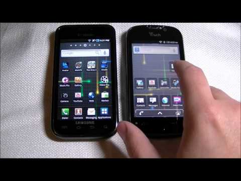 Video: Unterschied Zwischen Samsung Exhibit 4G Und T-Mobile MyTouch 4G
