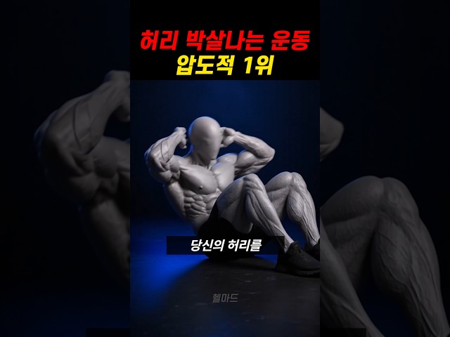 윗몸일으키기하면 허리 박살나는 이유 (최악의 복근 운동)