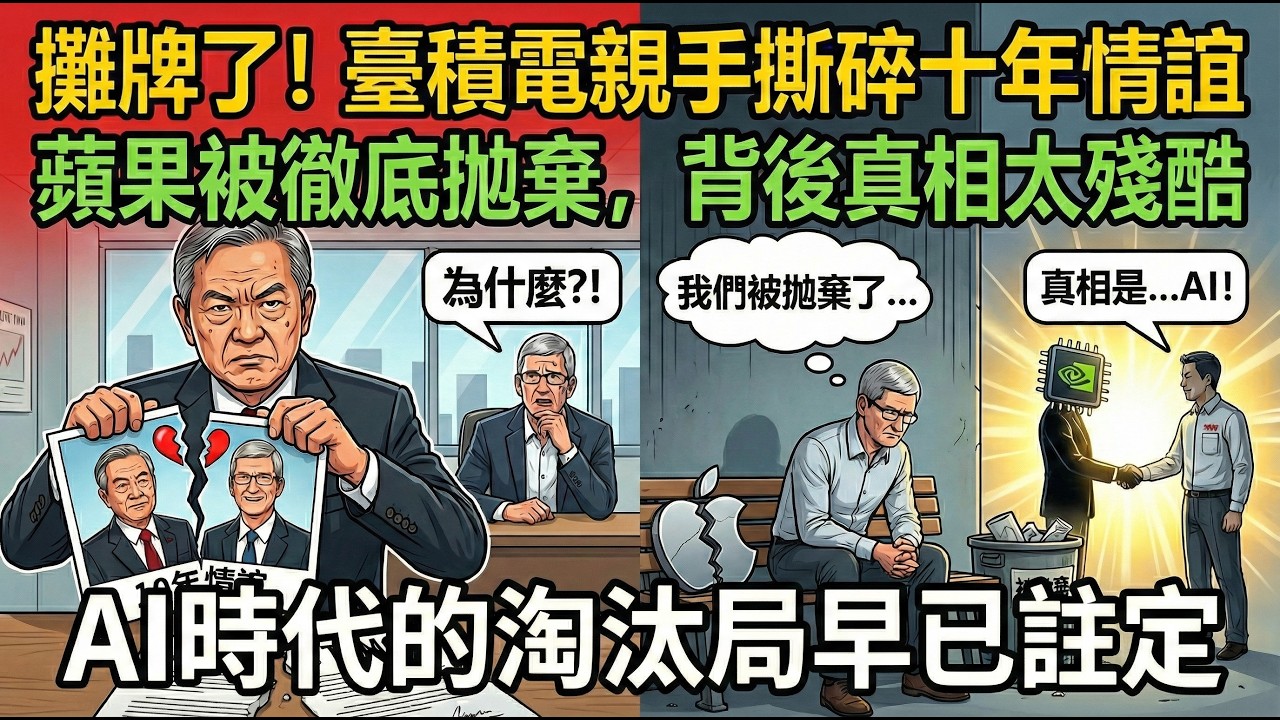 世紀決裂！臺積電賭上未來，蘋果淪為棄子，全球半導體格局徹底改寫