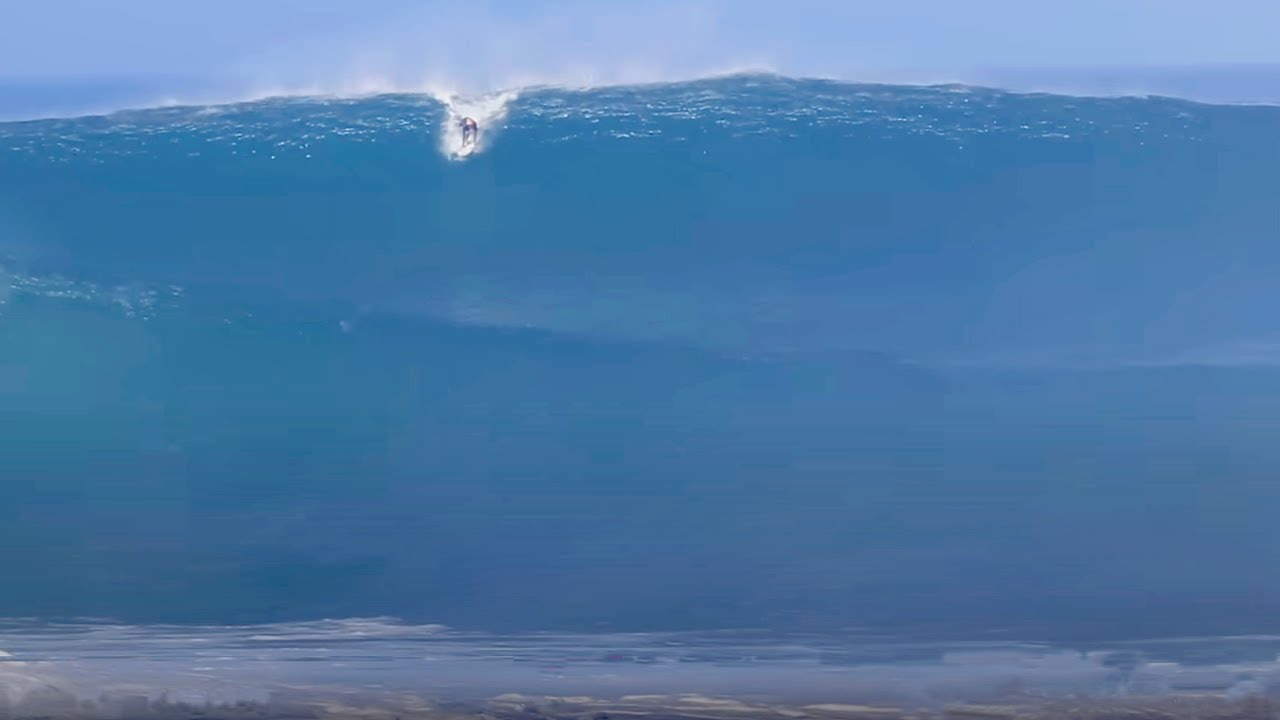Huge Massive PIPE😱 Biggest Cleanup Set I've Ever Seen | Solid Big 3rd Reef Waves Pipeline HAWAII