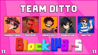 Team Ditto Block Wars 11 w/ Seapeekay, OwengeJuice, FireBreathMan, and Animagician