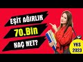 Yks 2023 eit arlk 70 bin ka net