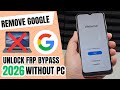 WITHOUT PC  Unlock Samsung FRP bypass, Remove Account Google Samsung no pc (2026)