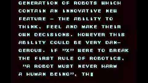 Mega Man X(SNES)(Europe) Intro