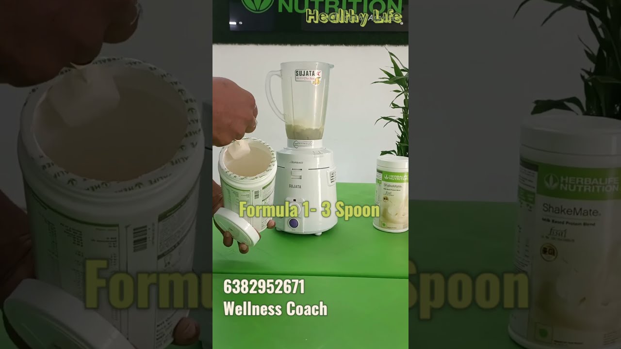 How to Prepare Herbalife Shake for WEIGHT LOSS/Formula 1 Nutrition Shake