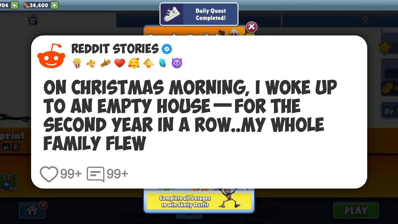 On Christmas Morning, I Woke Up To An Empty House—For The Second Year In A Row. My Whole #reddit 