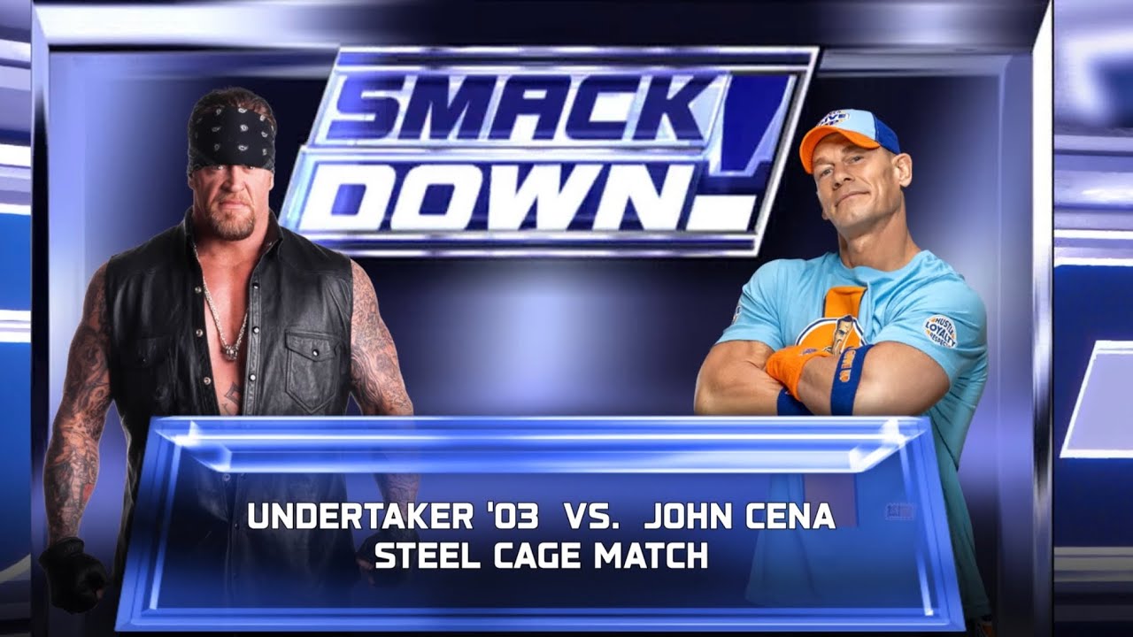 WWE2K - Андертейкер против Джона Сины | Матч в стальной клетке