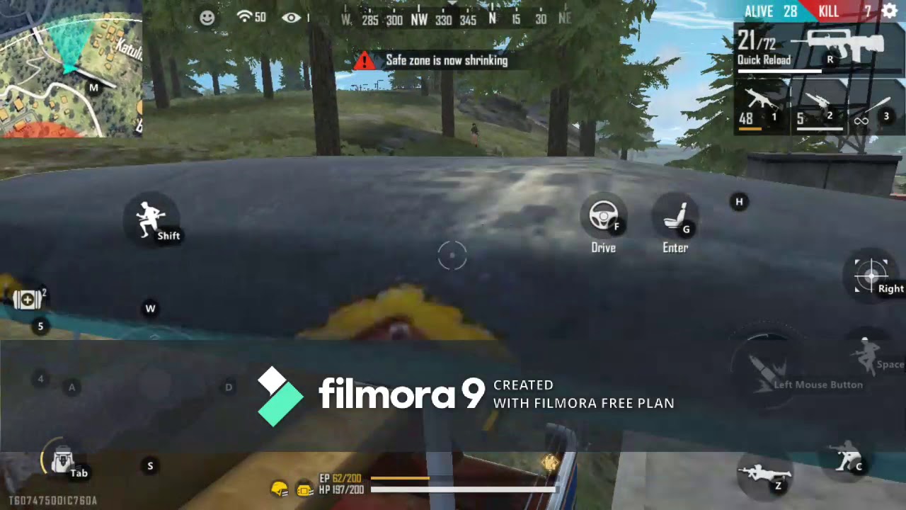 Free Fire MY first ever Gameplay 20 KIlls SOLO VS SQUAD - YouTube
