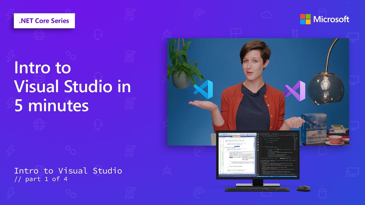 Intro to Visual Studio in 5 minutes | Intro to Visual Studio [1 of 4]