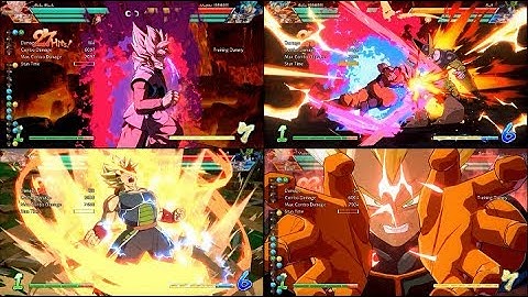 DBFZ - vanish cancel sparking combos