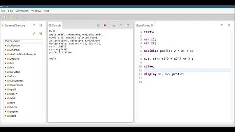 Installer et utiliser AMPL