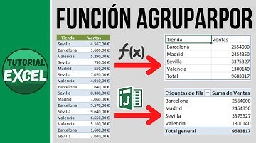 Función AGRUPARPOR