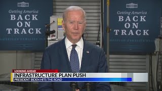 President Biden's infrastructure plan push