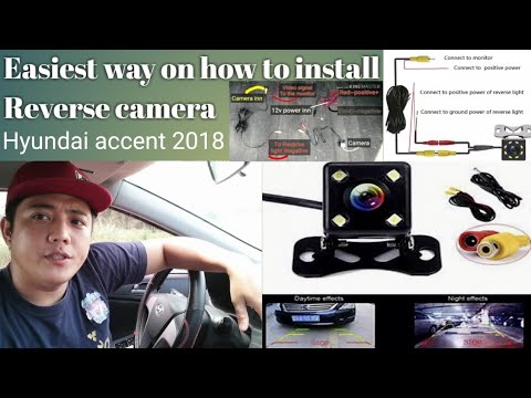 #hyundai The easiest way on how to install reverse camera / hyundai accent 2018 /