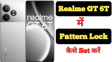 How to set pattern lock in Realme GT 6T || Realme GT 6T me pattern lock kaise lagaye ||