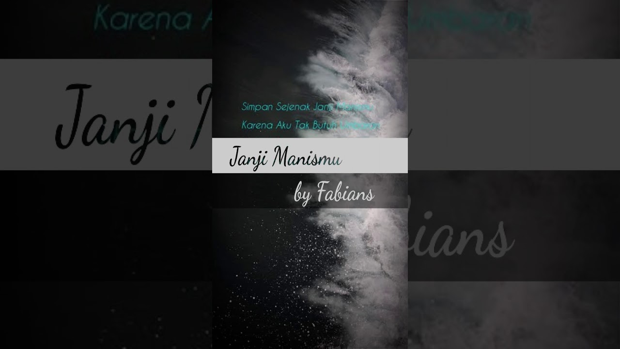 Lirik Lagu Janji Manismu - Terry - Cover by Fabians - YouTube
