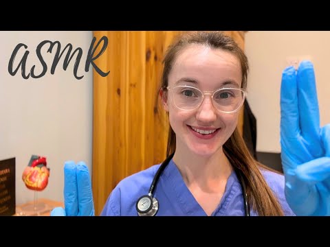 ASMR DETAILED Doctor Medical Roleplay (4 Roleplays in 1 Hour) 👩‍⚕️ 🩺 Cranial Nerve Exam & Eye Exam 💤