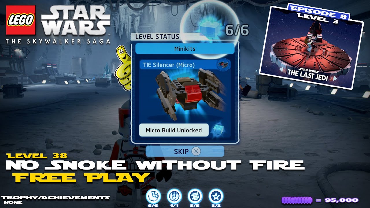 Lego Star Wars The Skywalker Saga: Lvl 38 No Snoke Without Fire FREE PLAY - HTG