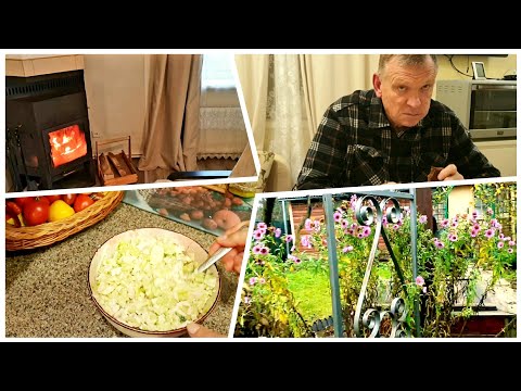 Vlog На ДАЧЕ готовлю САЛАТ для СТРОЙНОСТИ.. Муж возмущается, но ест Поработали в саду.