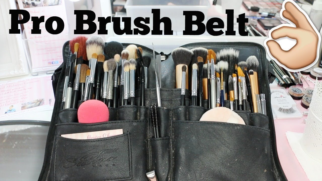 What's in my Brush Belt - Pro Makeup Artist | ChristineMUA