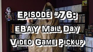 eBay Mail Day Game Pickup CIB Nintendo NES Commodore 64 Games Fatfingers Ep 76