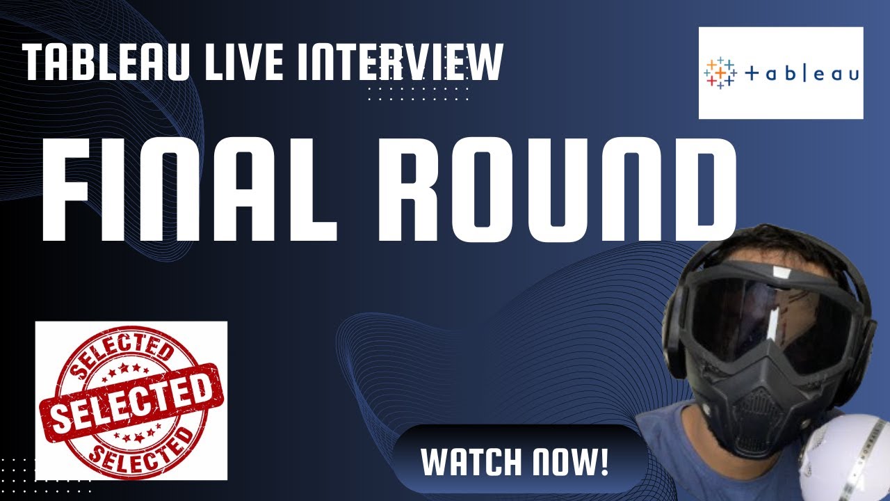 Tableau Developer Interview || Final Round || #tableau #dataanalyst ...