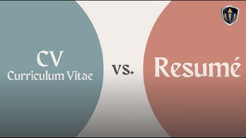 Curriculum Vitae vs. Resume: What