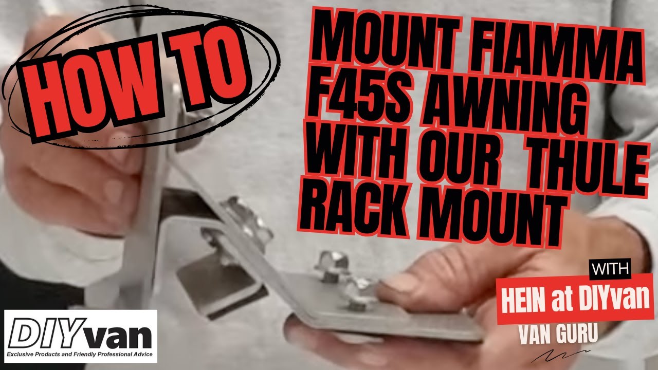 Hein at DIYvan shows how to use our Thule rack mount awning for a Fiamma F45S awning