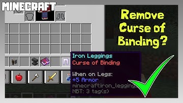Minecraft | Can You Remove Curse of Binding?