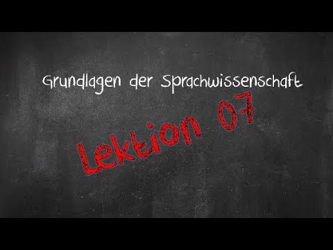 Video: Phrase Als Spracheinheit