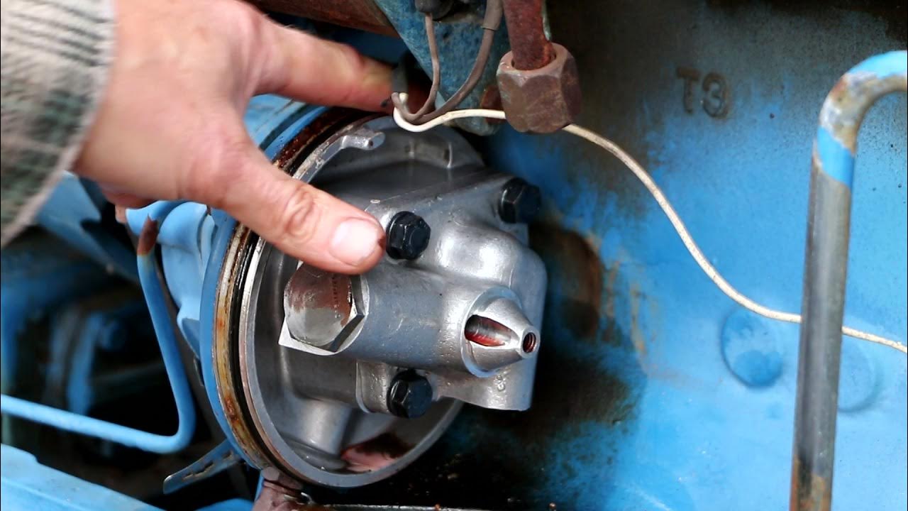 Ford 5000 Tractor Power Steering Filter and Oil Change - YouTube