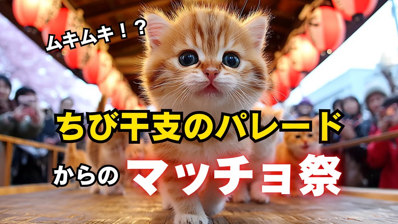 【衝撃の十二支】干支のマッチョ祭りがガチすぎる！あなたの推し干支は？【ちび干支進化】