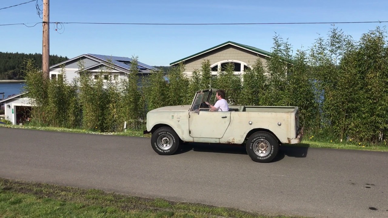 1963 International Harvester Scout Barn Find - first drive