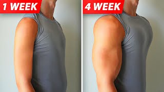 Bigger Arms In 4 Weeks ! ( At Home & No Equipment )