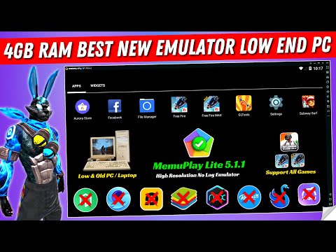 (New) Memu Play Lite Best Emulator For Free Fire Low End PC | MemuPlay Best Version For 4GB Ram PC