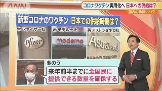 新型コロナワクチン　日本での供給はいつ？課題も(2020年11月11日)